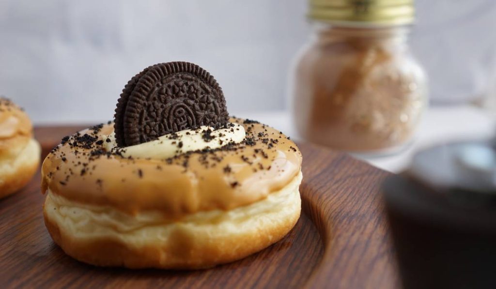 Sourdough Donuts with cookie biscuit