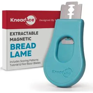 KNEADACE Extractable & Magnetic Bread Lame Dough Scoring Tool