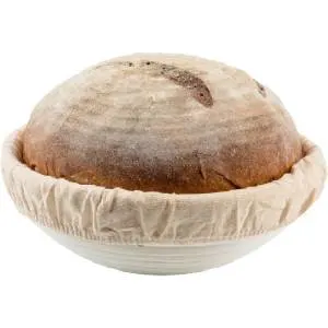 Round Bread Banneton Proofing Basket & Liner SUGUS HOUSE Brotform Dough Rising Rattan Handmade rattan bowl
