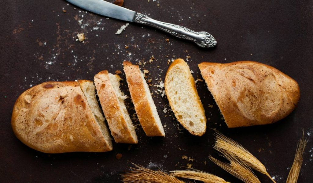 Sourdough French Bread cutted