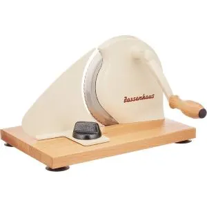 Zassenhaus Classic Manual Bread Slicer, 11.75-Inch by 8-Inch, Cream