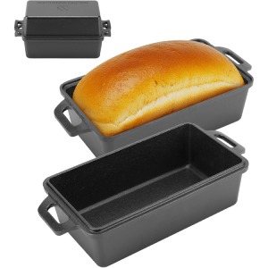 Northriver Casting Store 9×5 Inch Cast Iron Loaf Pan